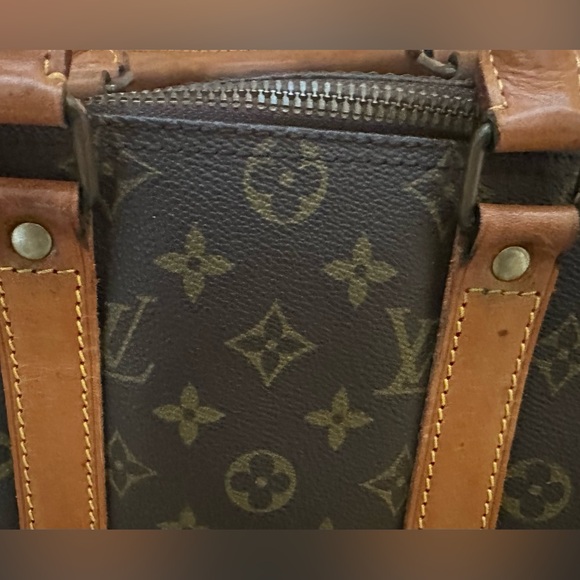 Louis Vuitton Monogram LV Keepall 45 handbag Brown Travel Duffle Bag. A Beauty! - Picture 15 of 17